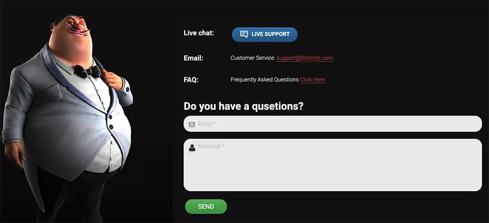 Online Casino Support